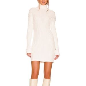 ✨️SOLD✨️The perfect turtle neck ribbed sweater dress